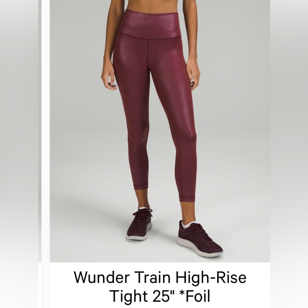 Lululemon wunder train leggings